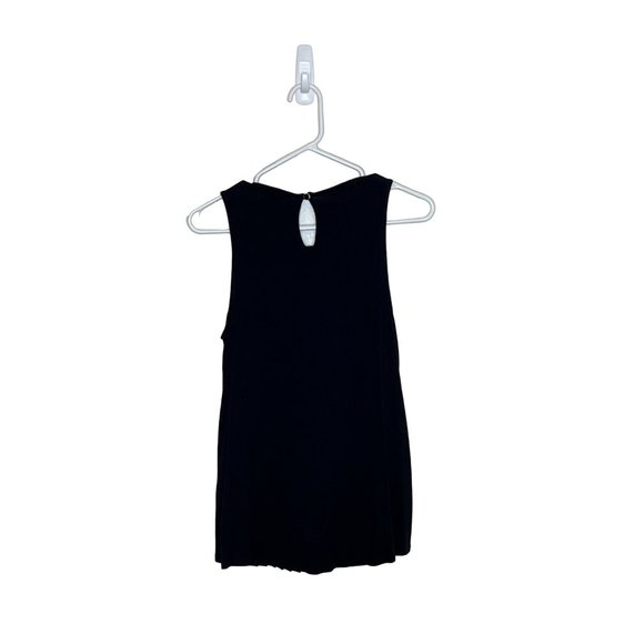Ella Moss sleeveless pleated front swing loose blouse size M - Picture 2 of 6